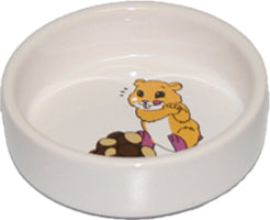 Miska Ceramiczna Dla Chomika 8.5x3cm biała