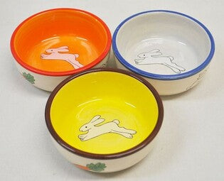 Miska Ceramiczna Dla Królika - 3 kolory 10x3,7cm