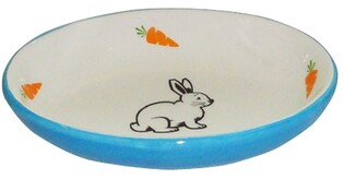 Miska Ceramiczna Dla Królika  13x9x2,5cm