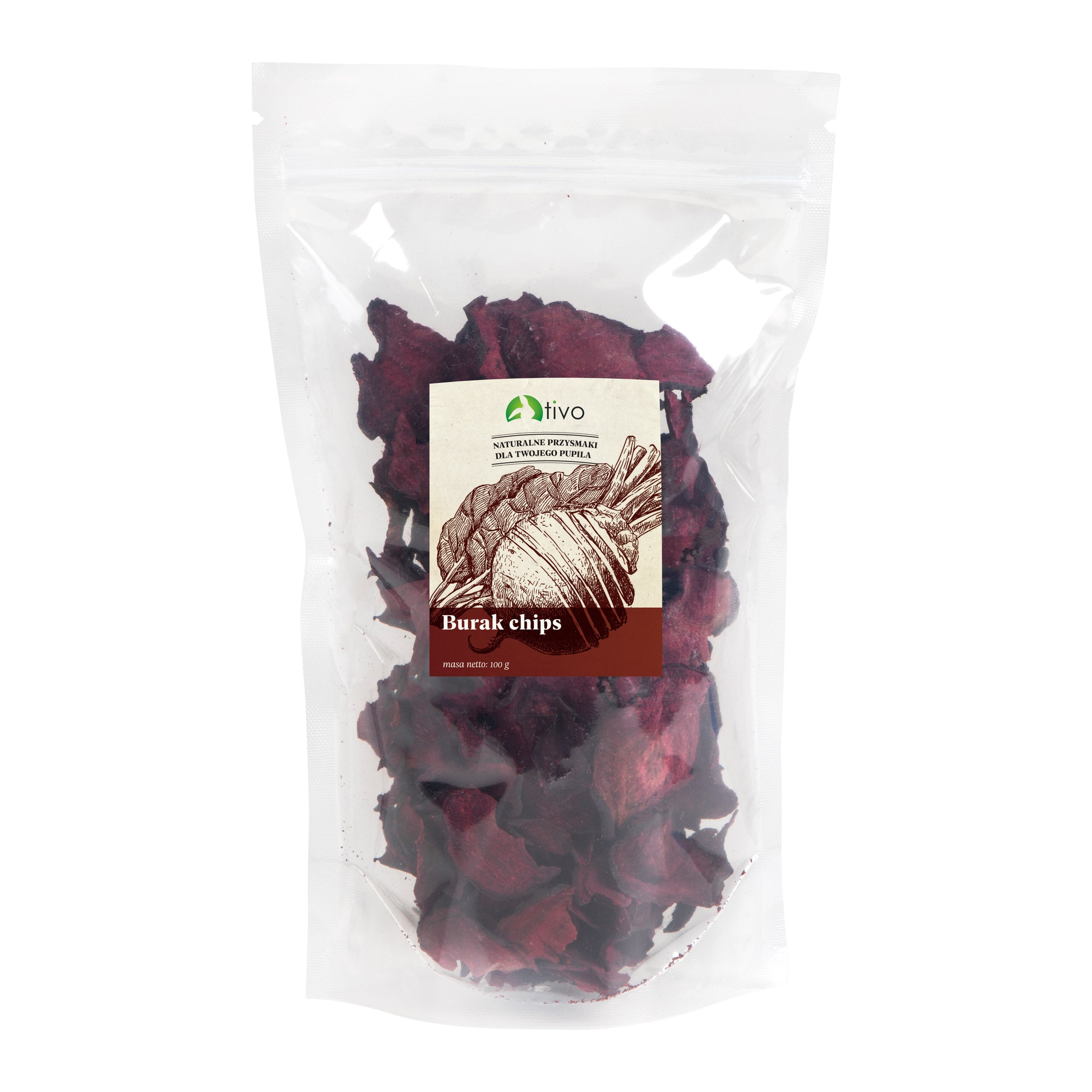 TIVO Buraczek Chips 100g