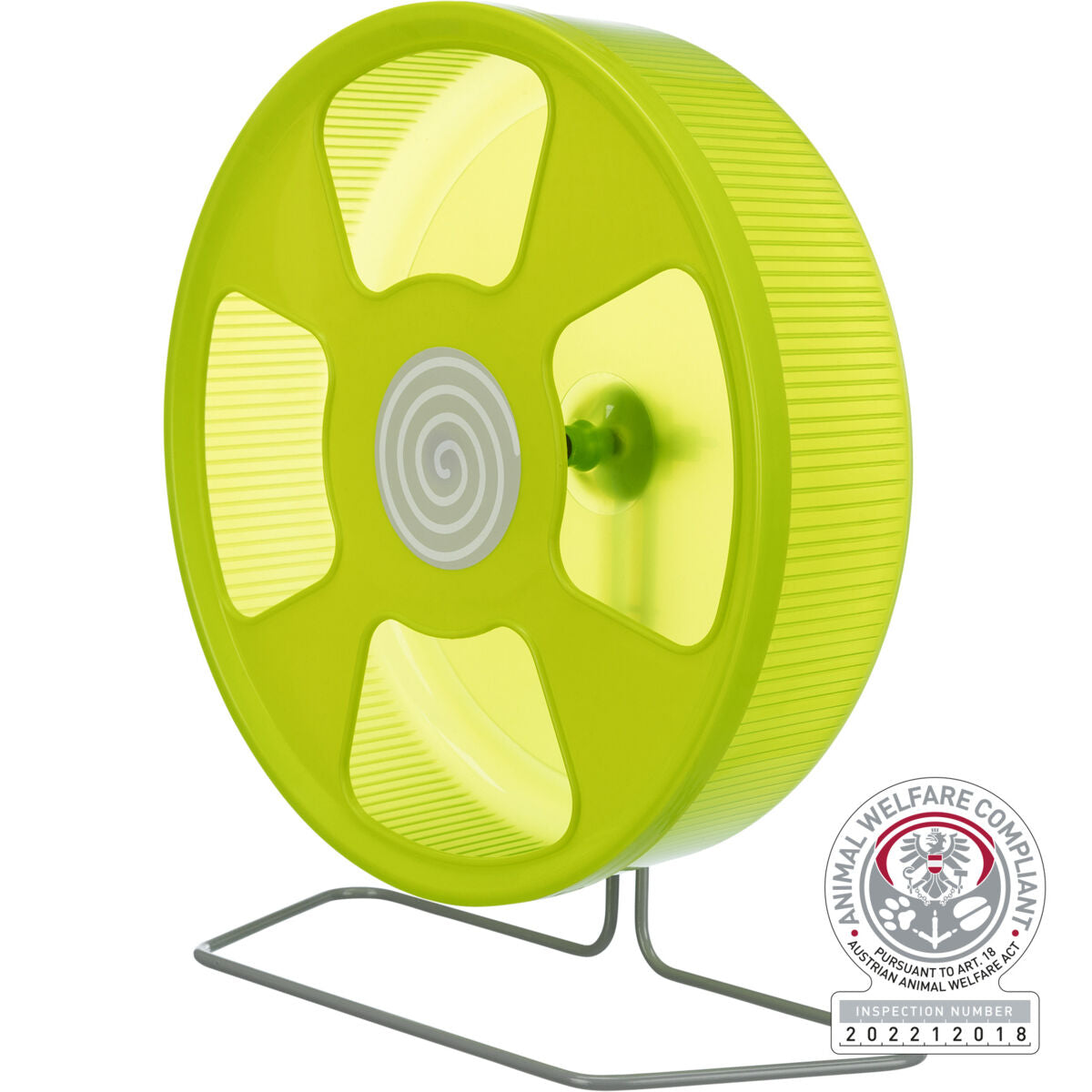 Kołowrotek dla gryzoni, plastikowy - śred. 28 cm