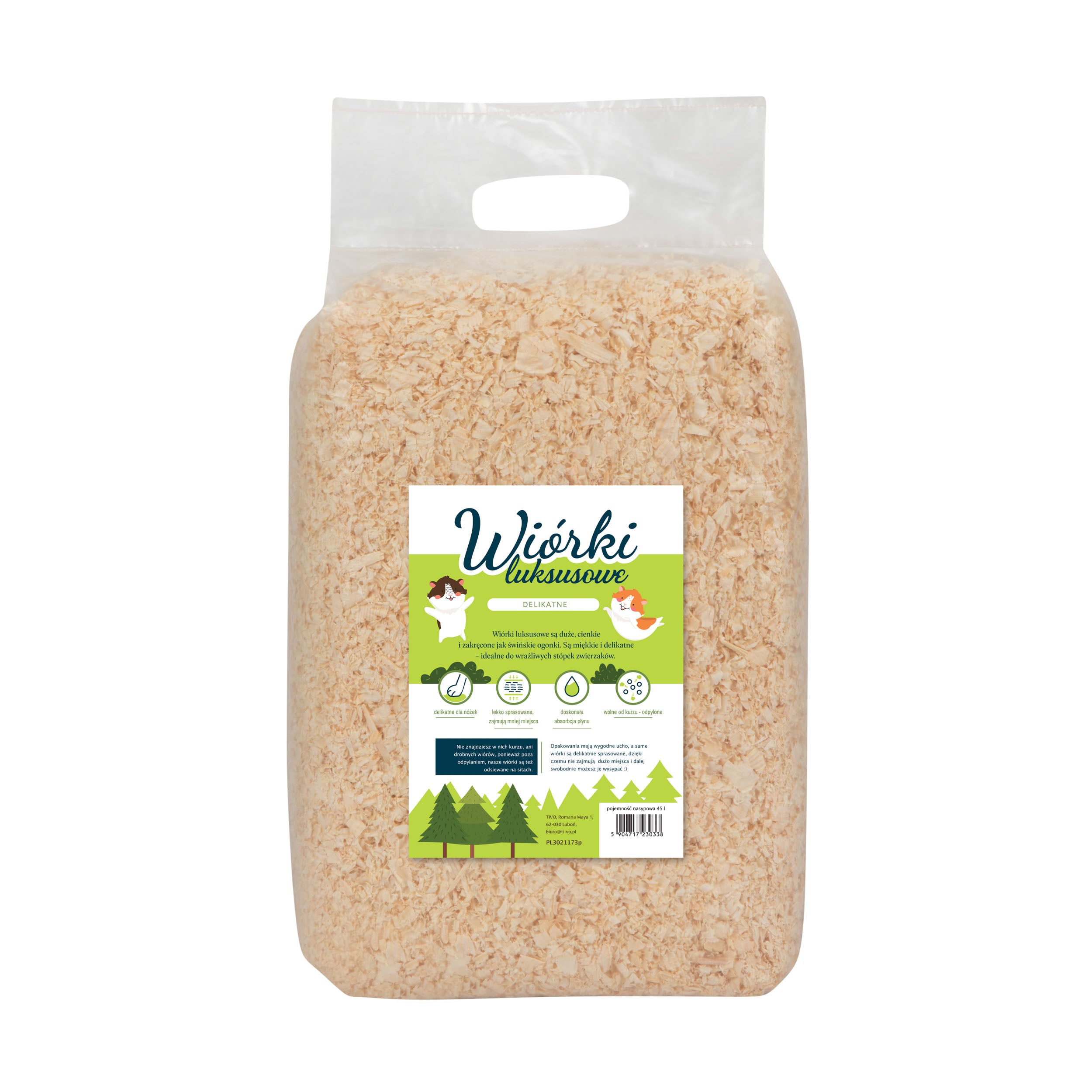 Wiórki (Trociny) Luksusowe TIVO 45L